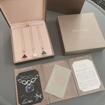 Sterling silver handcrafted necklace Replica Bvlgari Necklaces