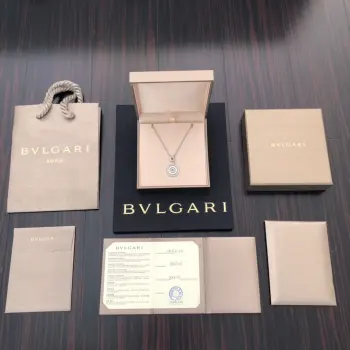 Sterling silver handcrafted necklace Replica Bvlgari Necklaces