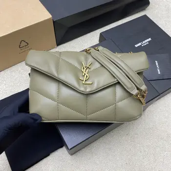 759337 LOULOU UFFER MINI CHAIN BAG IN QUILTED LAMBSKIN Replica SAINT LAURENT womens bags