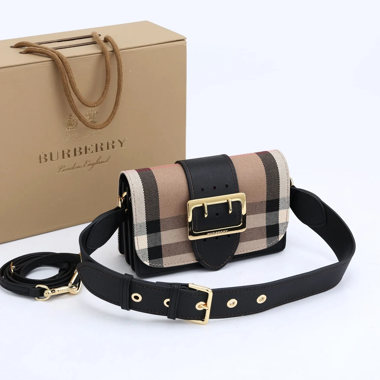 Burberry 85482 The Buckle Crossbody Bag