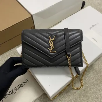 393953 WOC Small Envelope Crossbody Bag Replica SAINT LAURENT womens bags
