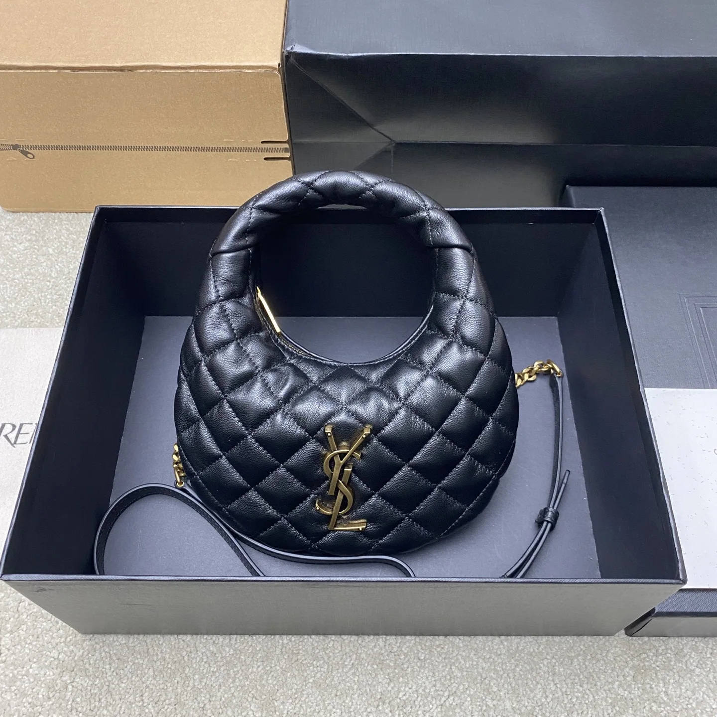 SAINT LAURENT 871329 ICARI NO Mini Shearling Handbag Tote Bag SAINT LAURENT 871329 ICARI NO Mini Shearling Handbag Tote Bag