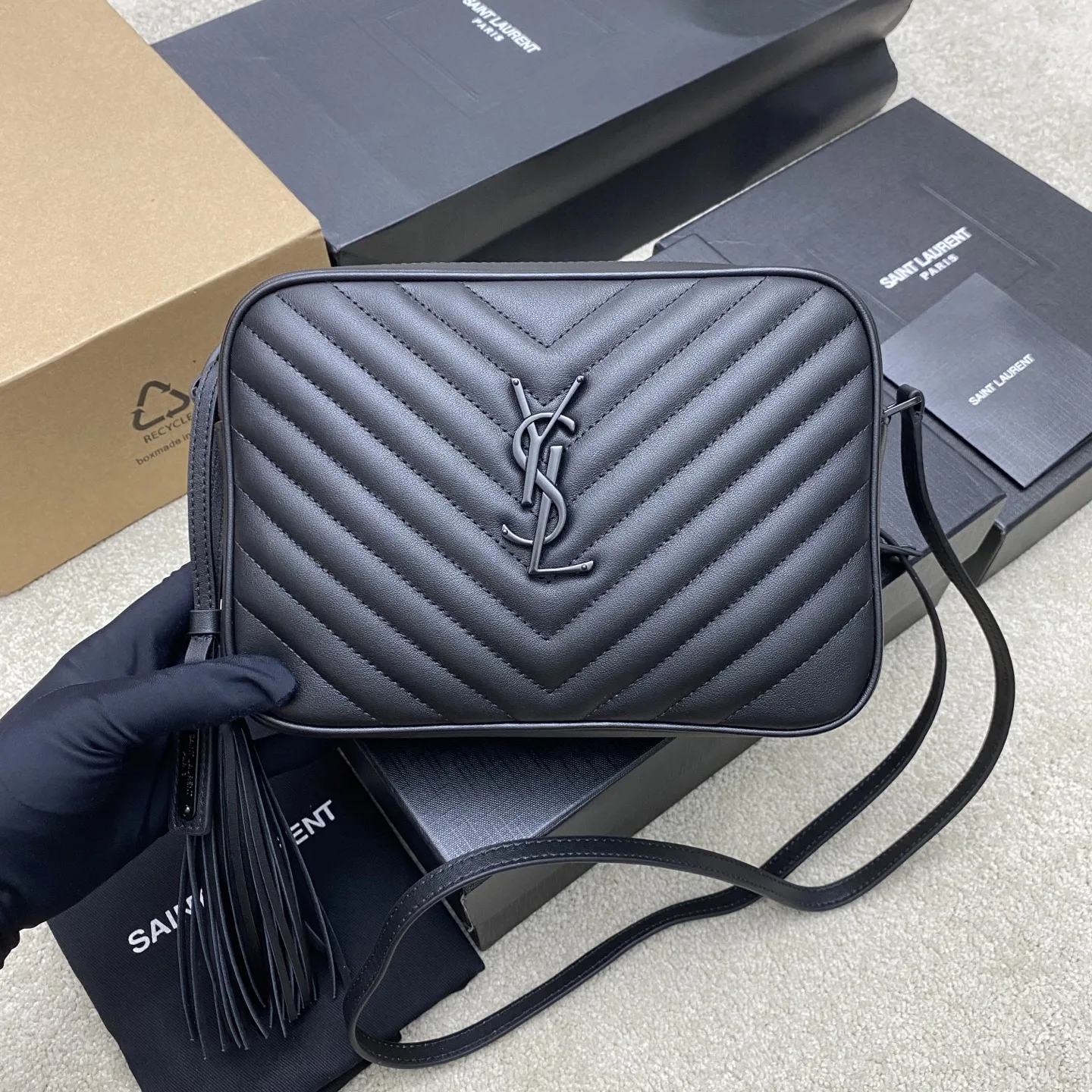 SAINT LAURENT 505730 LOU BAG Camera Bag Crossbody Bag