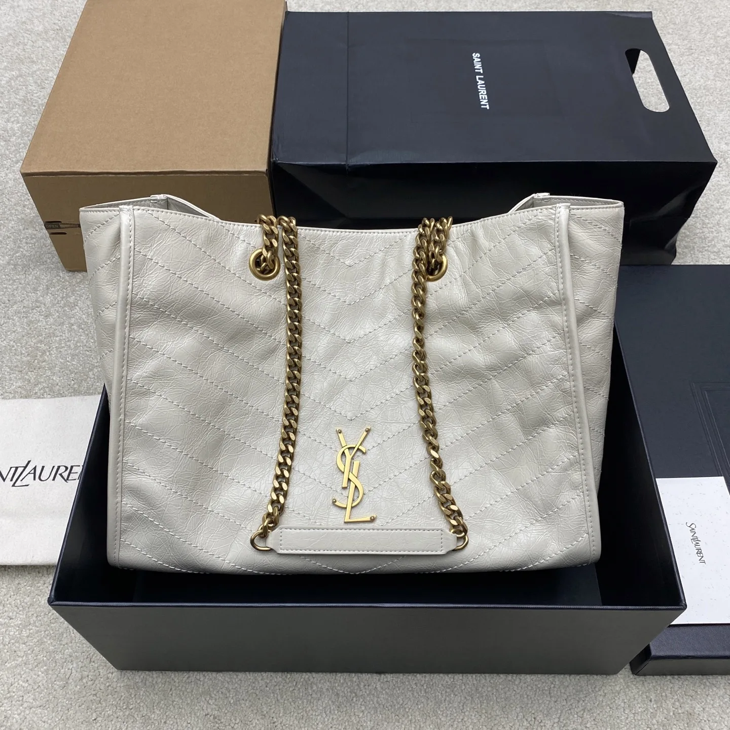 SAINT LAURENT 871151 Niki Large Shopping Bag Women s Shoulder Bag