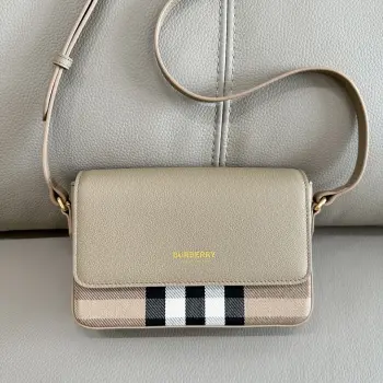 0281 Small Check Crossbody Bag Replica Burberry womens bags