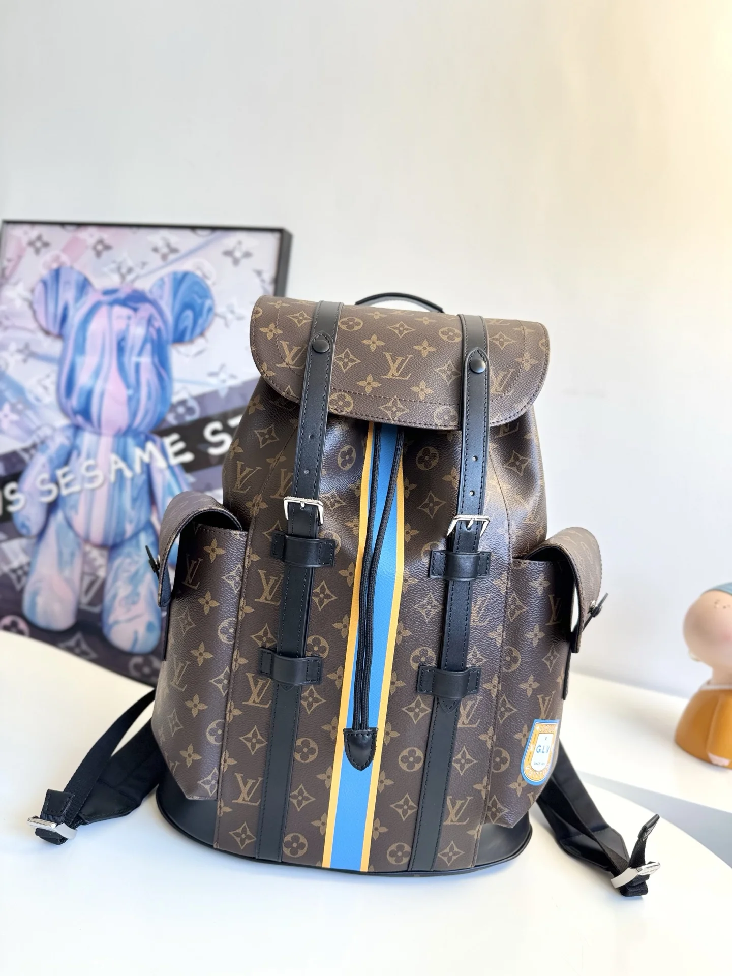 Louis Vuitton Overseas Original P01954 Christopher Medium Backpack