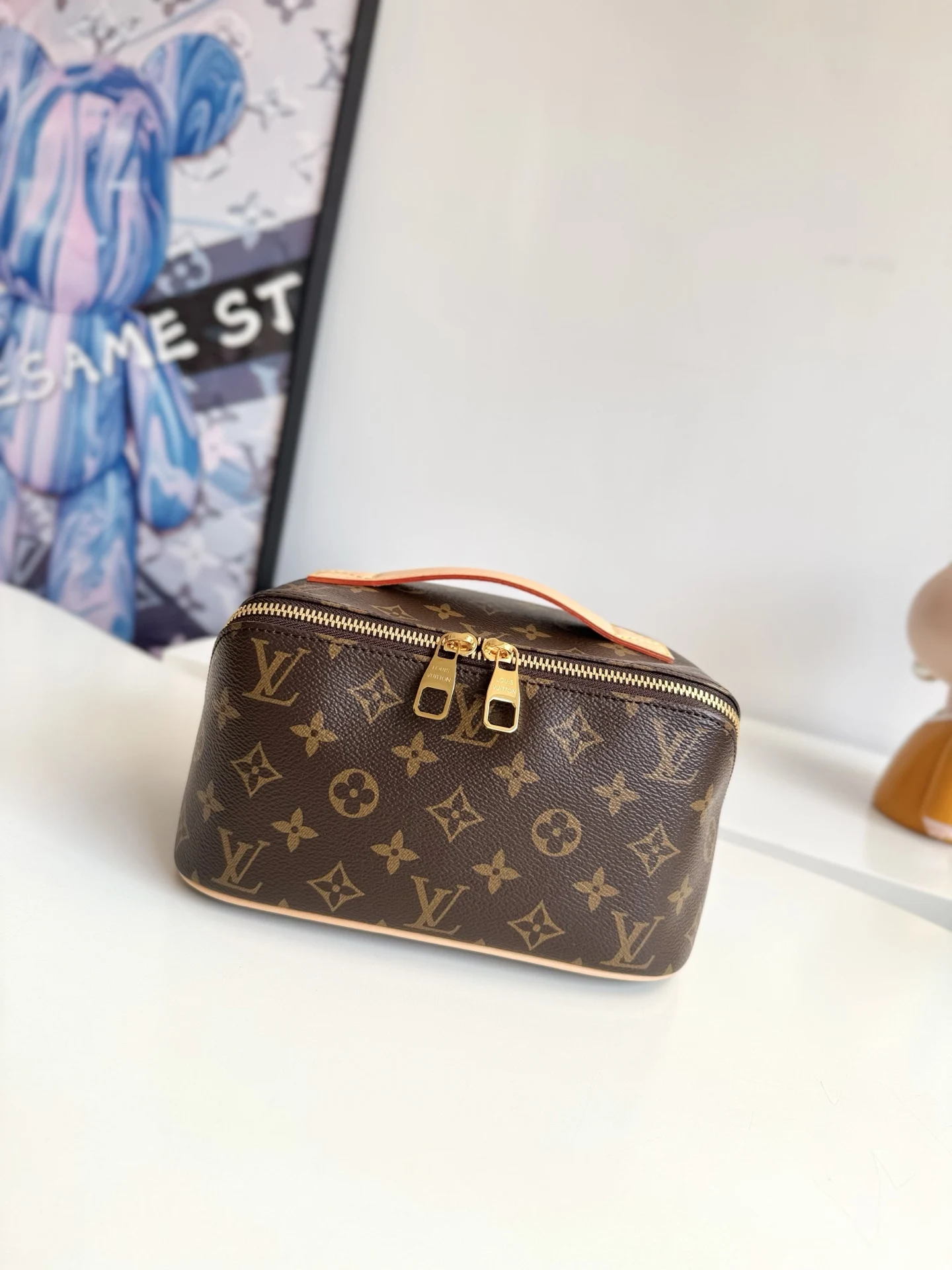 Louis Vuitton Overseas Original M11750 Toiletry Bag 2 Compartments Clutch Bag