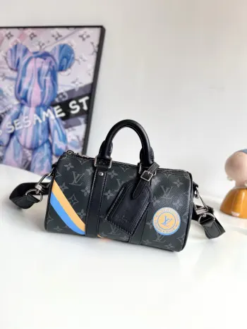 Overseas Original P01942 Keepall 25 Handbag/Crossbody Bag Replica Louis Vuitton mens bags