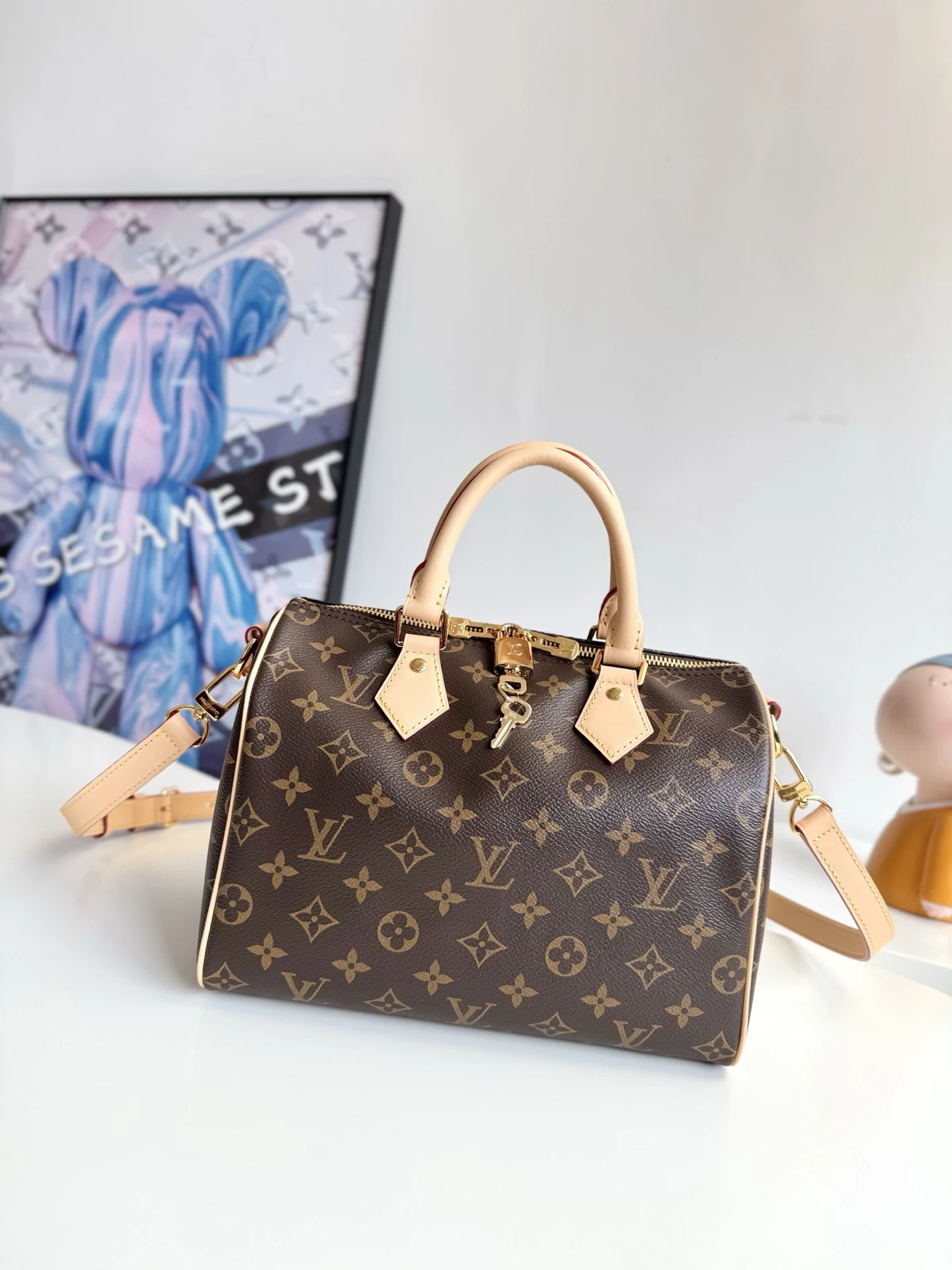 Louis Vuitton Overseas original M46977 Speedy 25 handbag crossbody bag