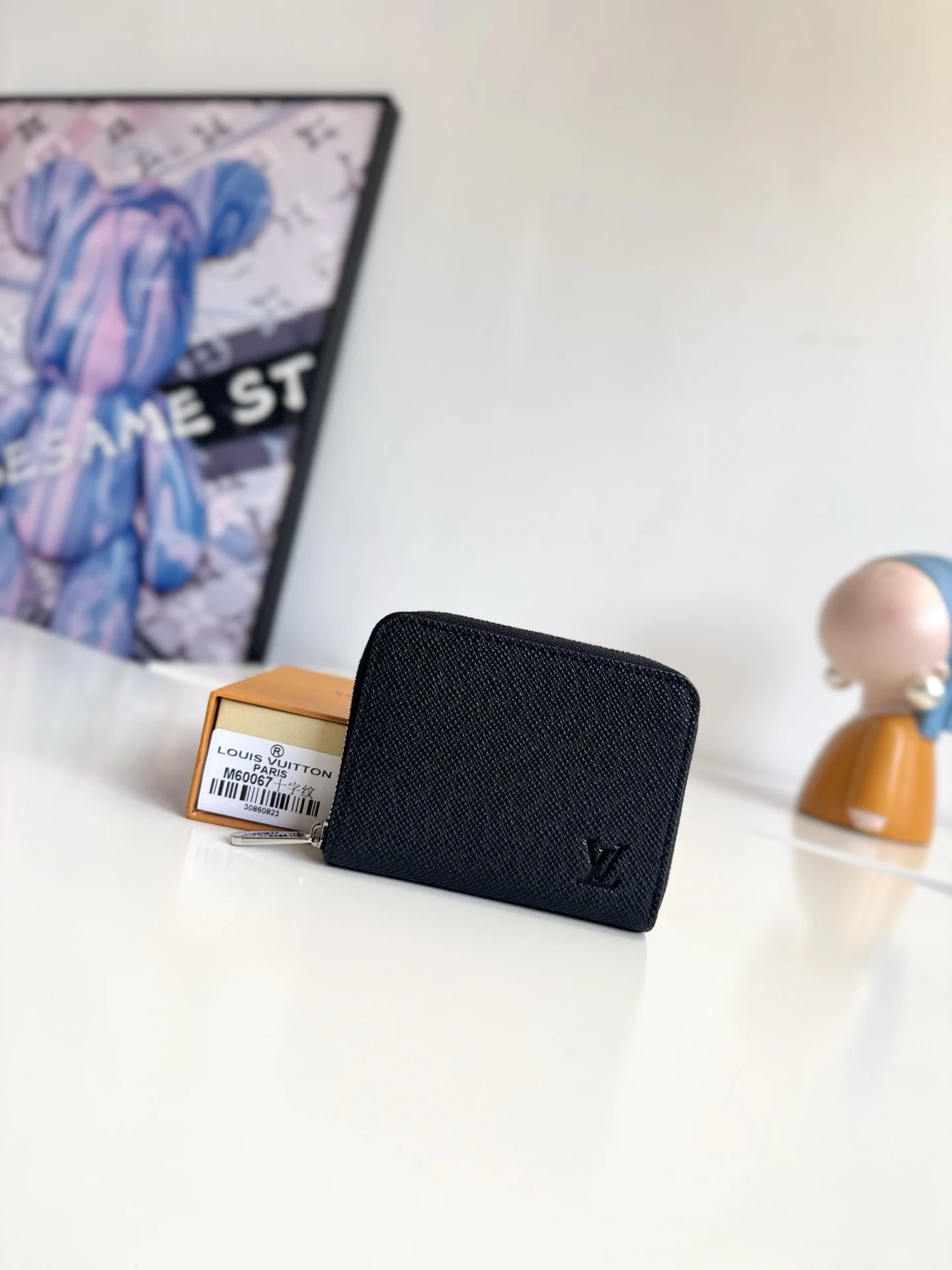 Louis Vuitton Overseas original N60067 zipper wallet zero wallet