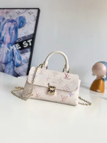 Overseas original M25596 Nano Madeleine handbag, tote and crossbody bag. Replica Louis Vuitton womens bags