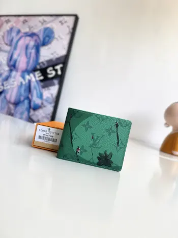 Overseas Original M14878 Slender Wallet Replica Louis Vuitton wallets