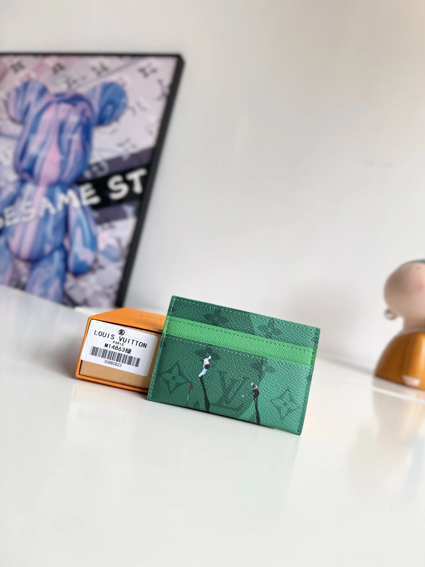Louis Vuitton Overseas Original M14863 Double Card Holder Wallet