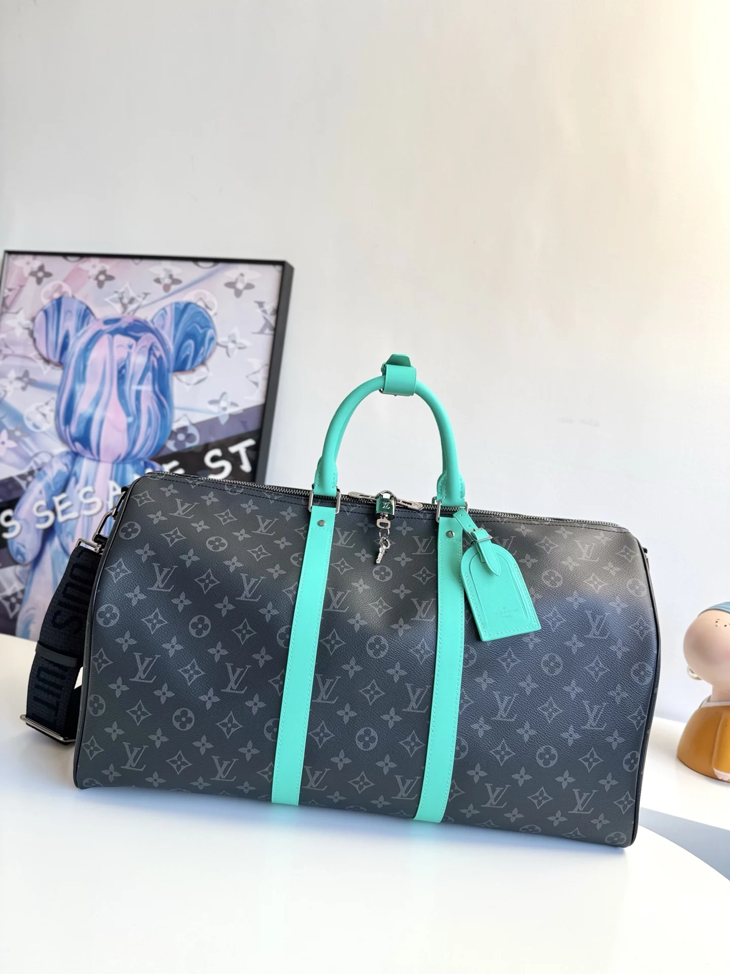 Louis Vuitton Overseas Original M26434 Keepall Bandouliere 50 Travel Bag