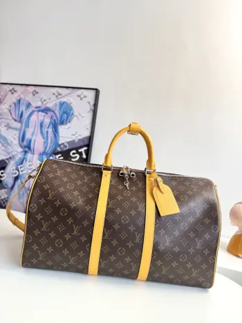 Overseas Original M12634 Keepall Bandouliere 50 Travel Bag Replica Louis Vuitton travel bags