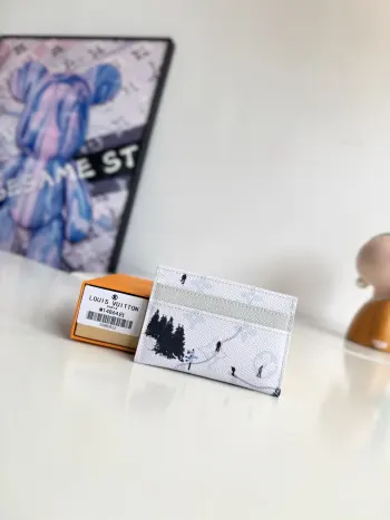 Overseas Original M14864 Double Card Holder Wallet Replica Louis Vuitton wallets