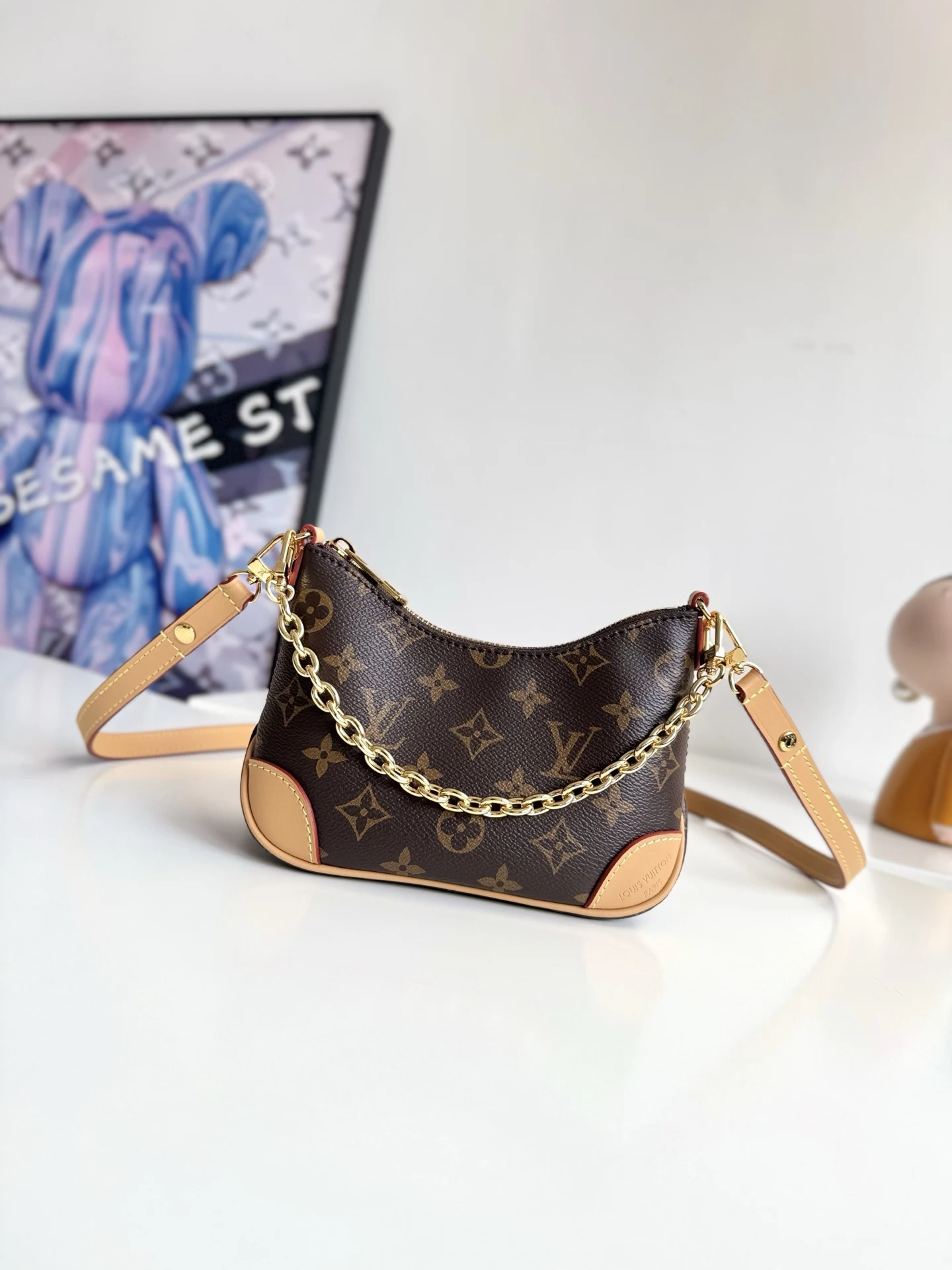 Louis Vuitton Overseas original M25519 Nano Boulogne handbag crossbody bag Louis Vuitton Overseas original M25519 Nano Boulogne handbag crossbody bag