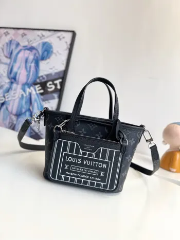 Overseas Original M15210 Neverfull Bandouliere Inside Out BB Tote Crossbody Bag Replica Louis Vuitton womens bags