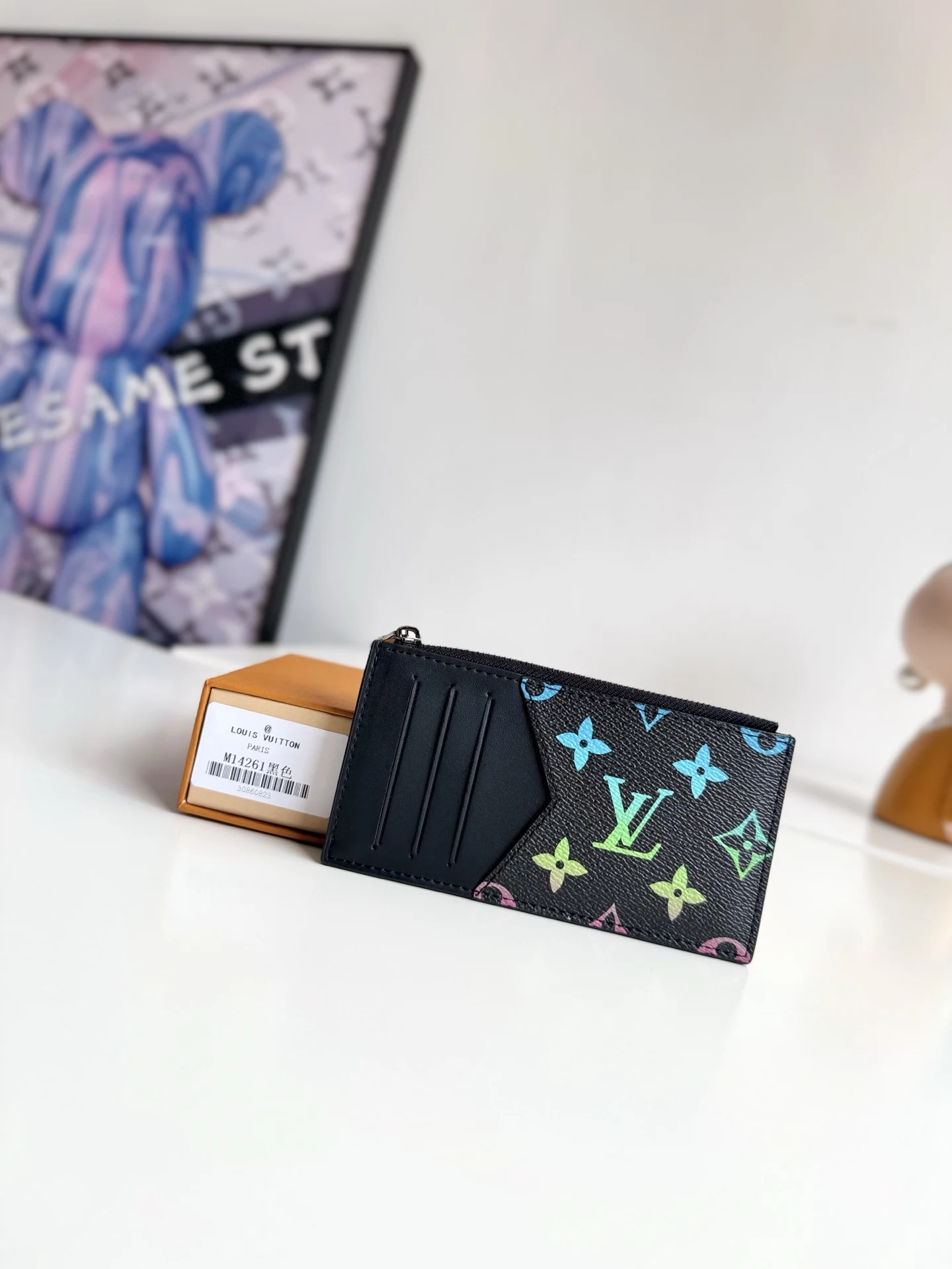 Louis Vuitton Overseas original M14261 COIN card holder wallet