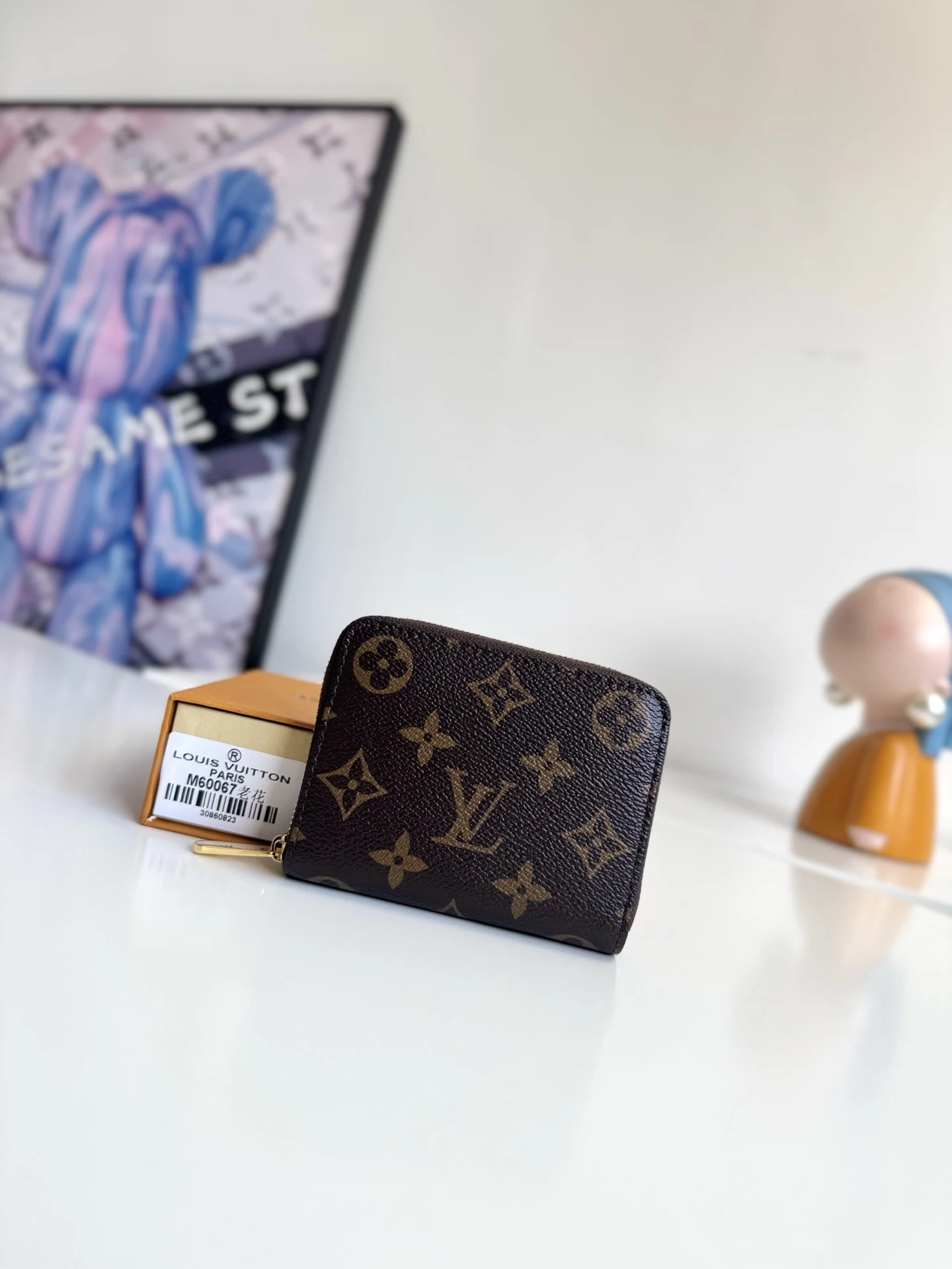 Louis Vuitton Overseas original M60067 zipper coin purse
