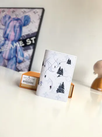 Overseas Original M14872 Passport Holder Passport Case Replica Louis Vuitton wallets