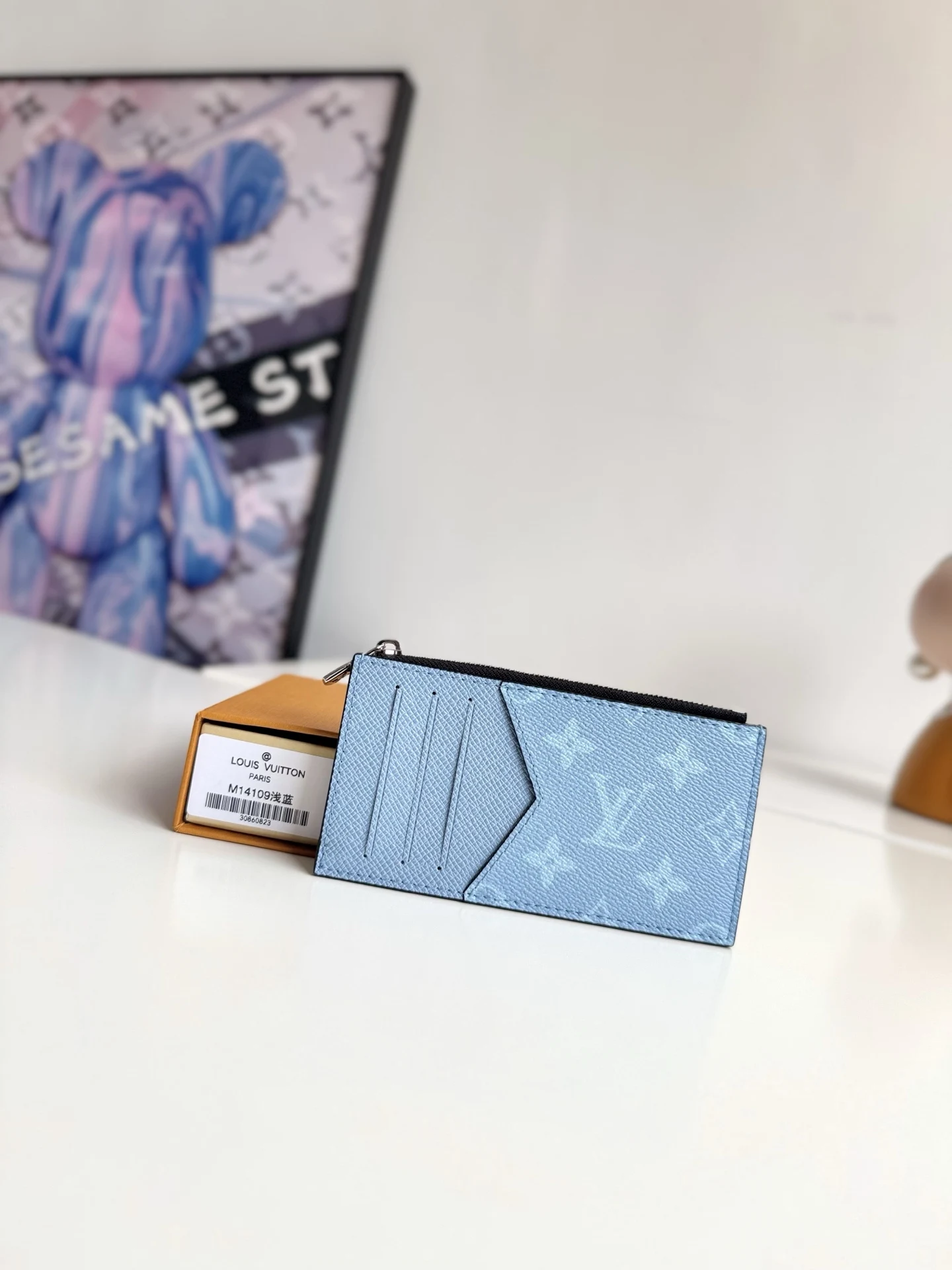 Louis Vuitton Overseas original M14109 Coin card holder wallet