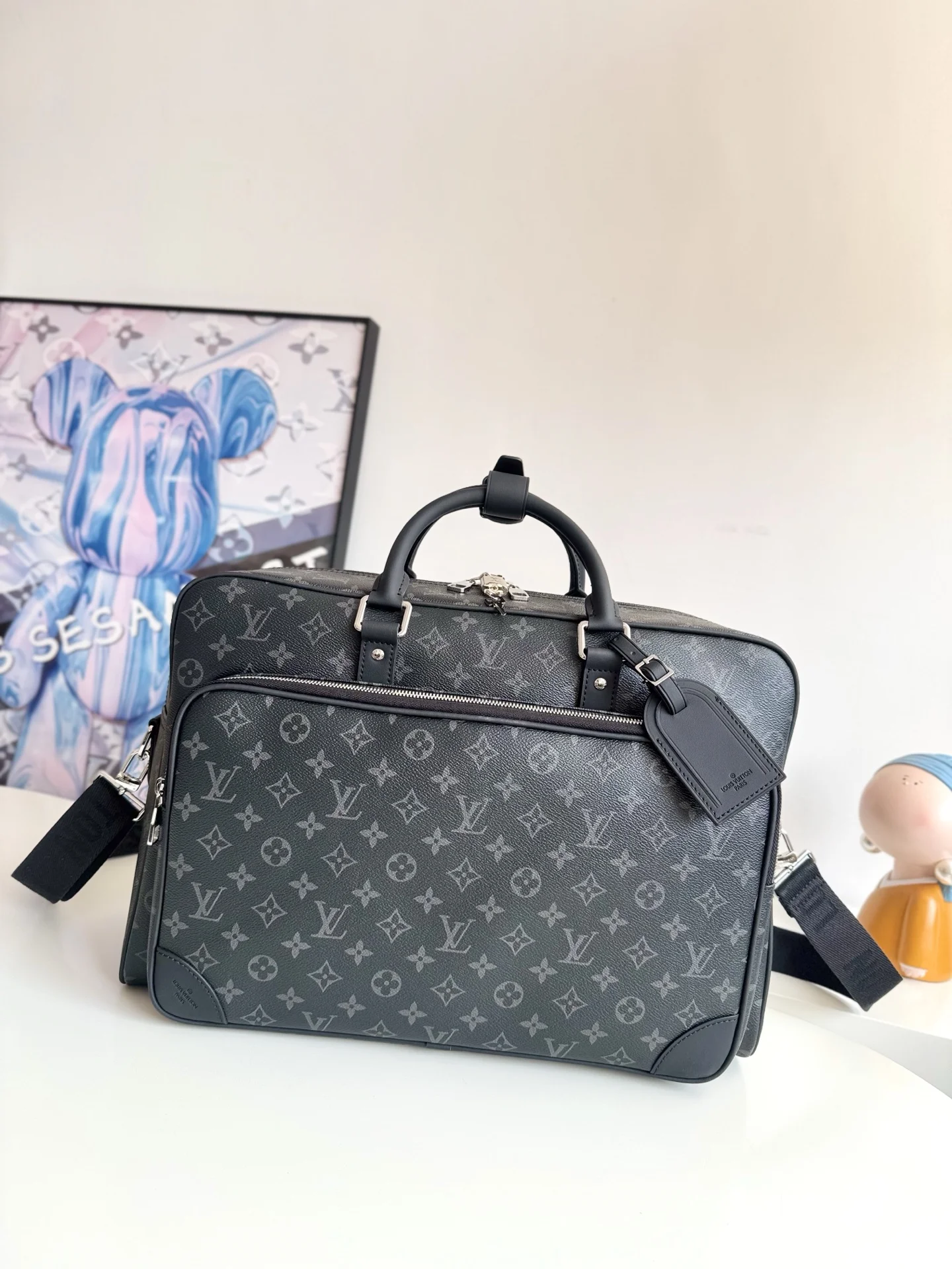 Louis Vuitton Overseas Original M11512 Weekender Handbag Tote Crossbody Bag Louis Vuitton Overseas Original M11512 Weekender Handbag Tote Crossbody Bag