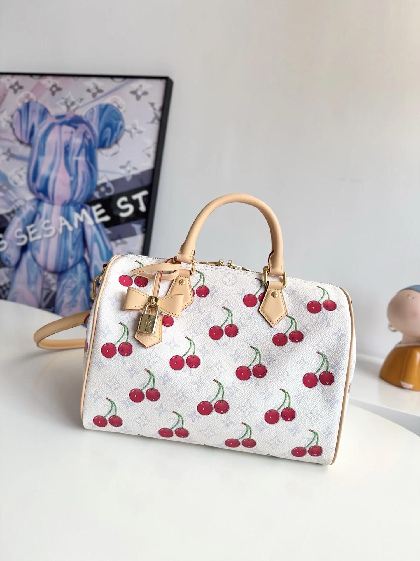 Louis Vuitton Overseas Original M14238 Speedy Soft 30 Handbag Tote Crossbody Bag Louis Vuitton Overseas Original M14238 Speedy Soft 30 Handbag Tote Crossbody Bag