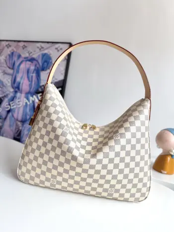 Overseas Original N00126 Slouchy MM Shoulder Bag Replica Louis Vuitton womens bags