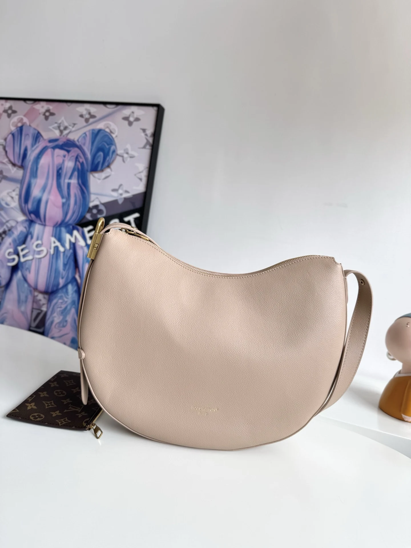 Louis Vuitton Overseas Original M14635 Low Key Cookie Medium Handbag Women s Shoulder Bag