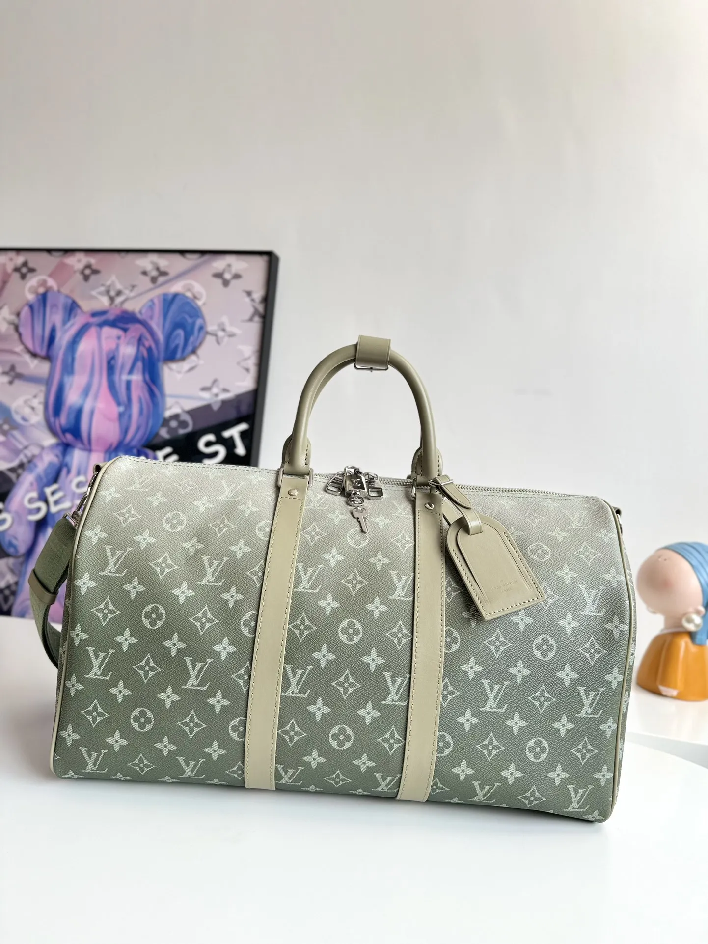 Louis Vuitton Overseas Original M11718 Keepall Bandouliere 45 Travel Bag