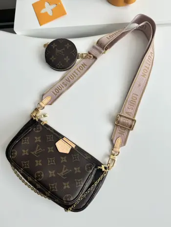 Overseas Original M44840 Multi Pochette Accessories Crossbody Bag Replica Louis Vuitton womens bags