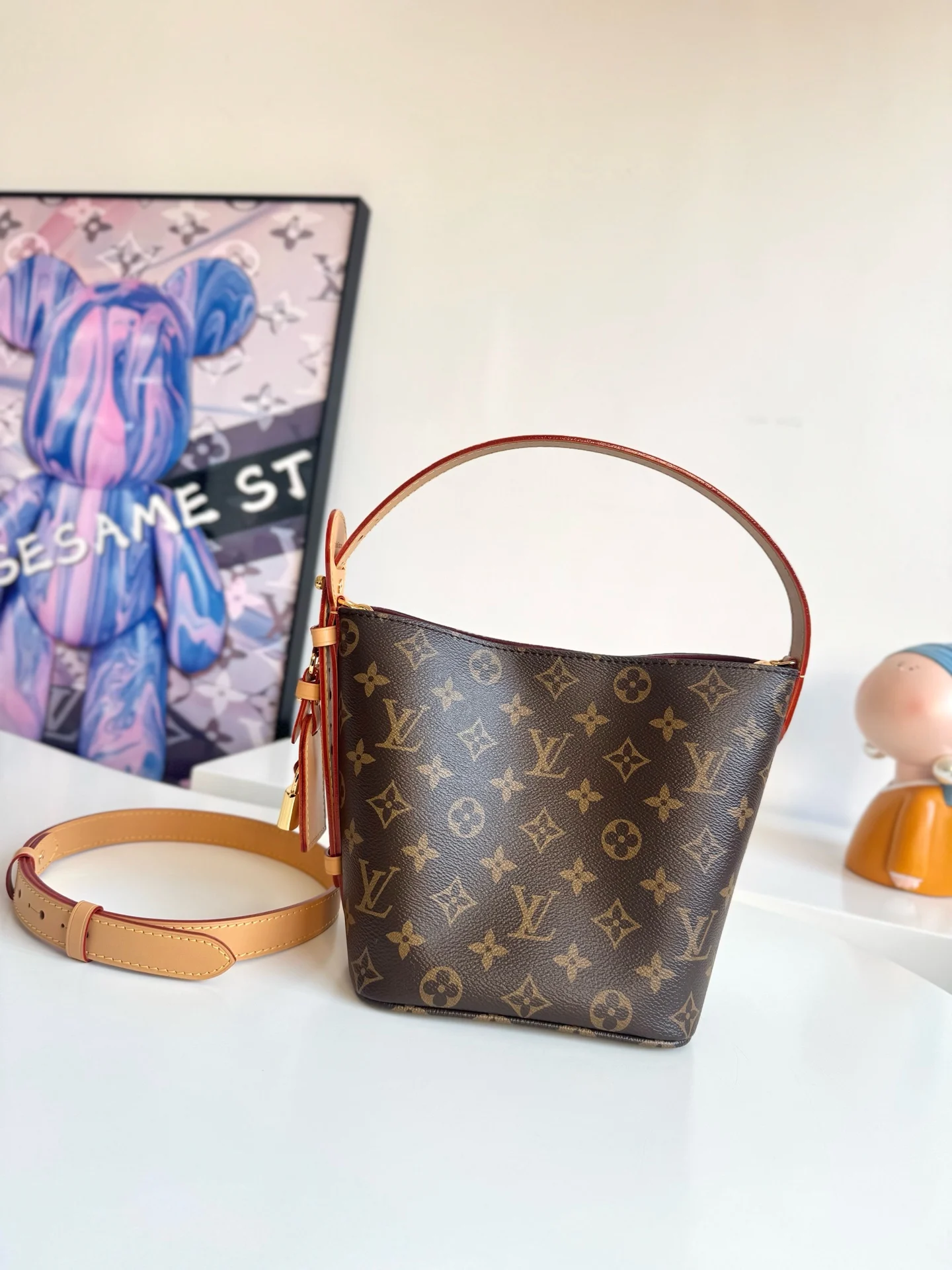 Louis Vuitton Overseas Original M12925 All In BB Handbag Shoulder Backpack Louis Vuitton Overseas Original M12925 All In BB Handbag Shoulder Backpack