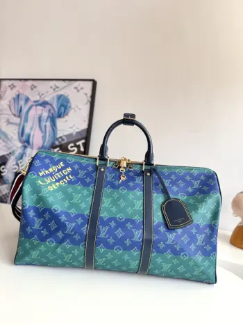 Overseas original M25900 Keepall Bandouliere 50 travel bag Replica Louis Vuitton travel bags