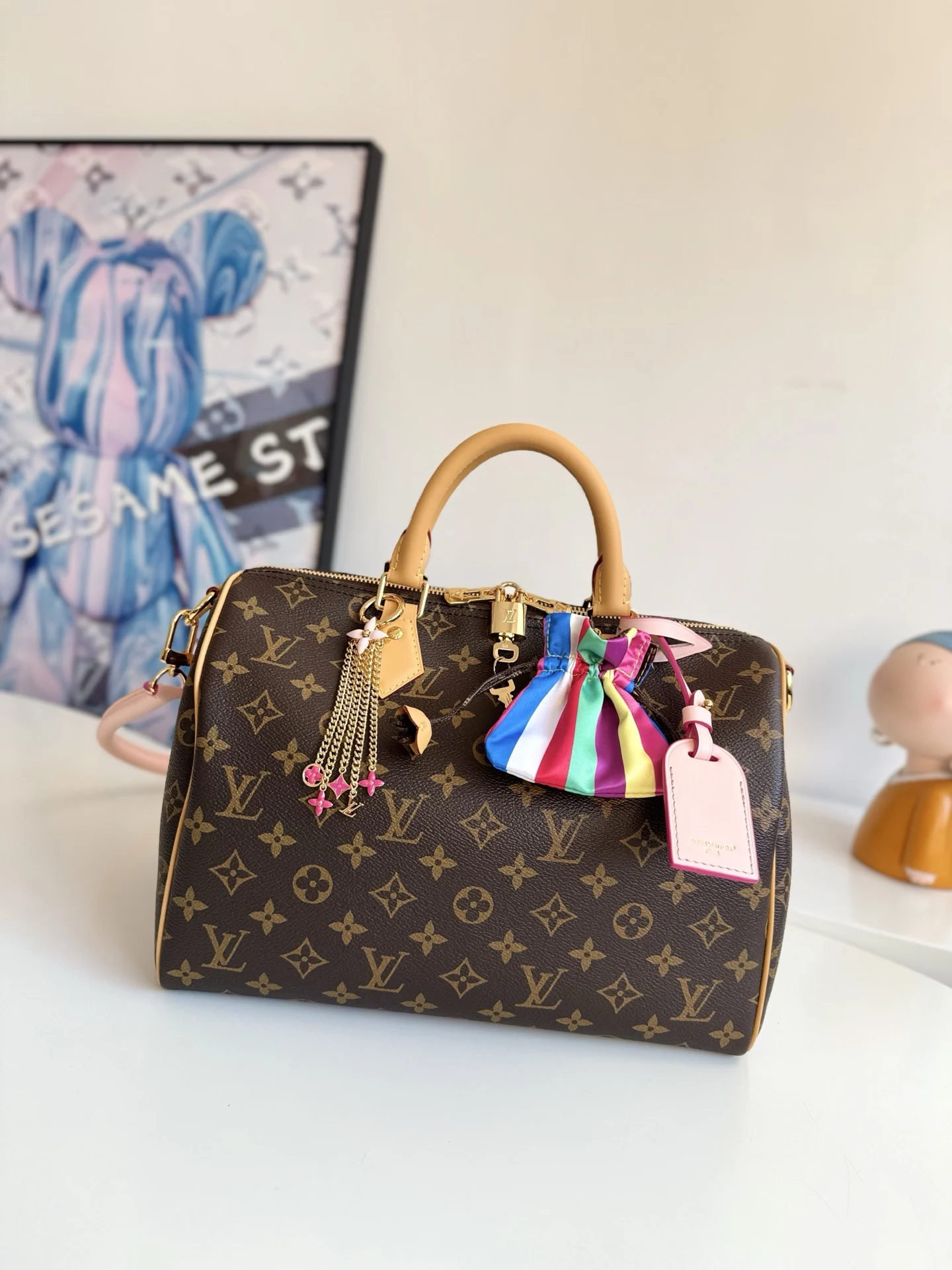 LV 海外原单M26498 Speedy Soft Bandouliere 30 手提斜挎包