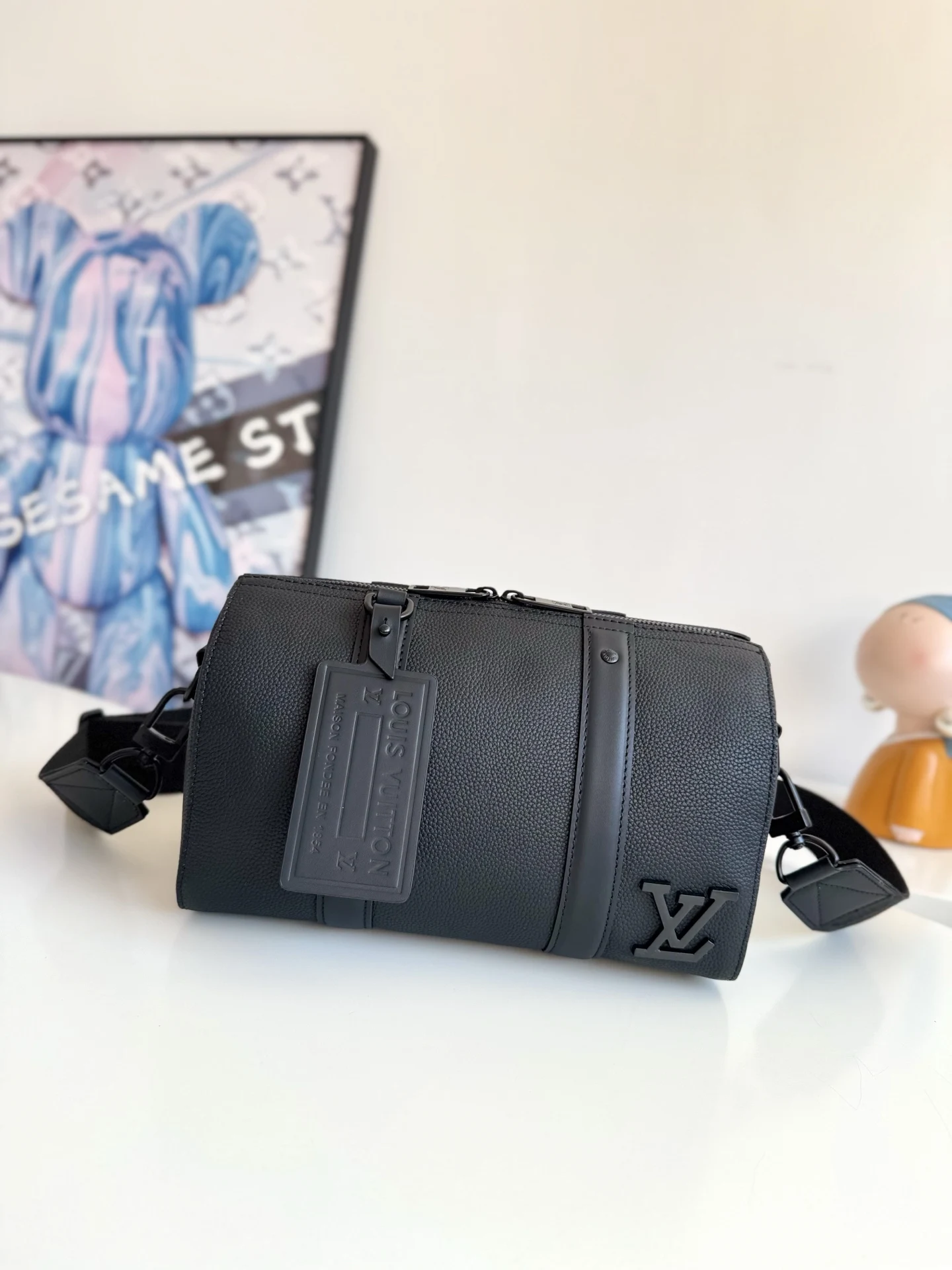 Louis Vuitton Overseas Original M59255 City Keepall Handbag Crossbody Bag