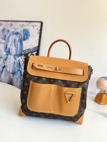 海外原单M25989 Steamer 30 手袋 手提斜挎包 高仿LV男包