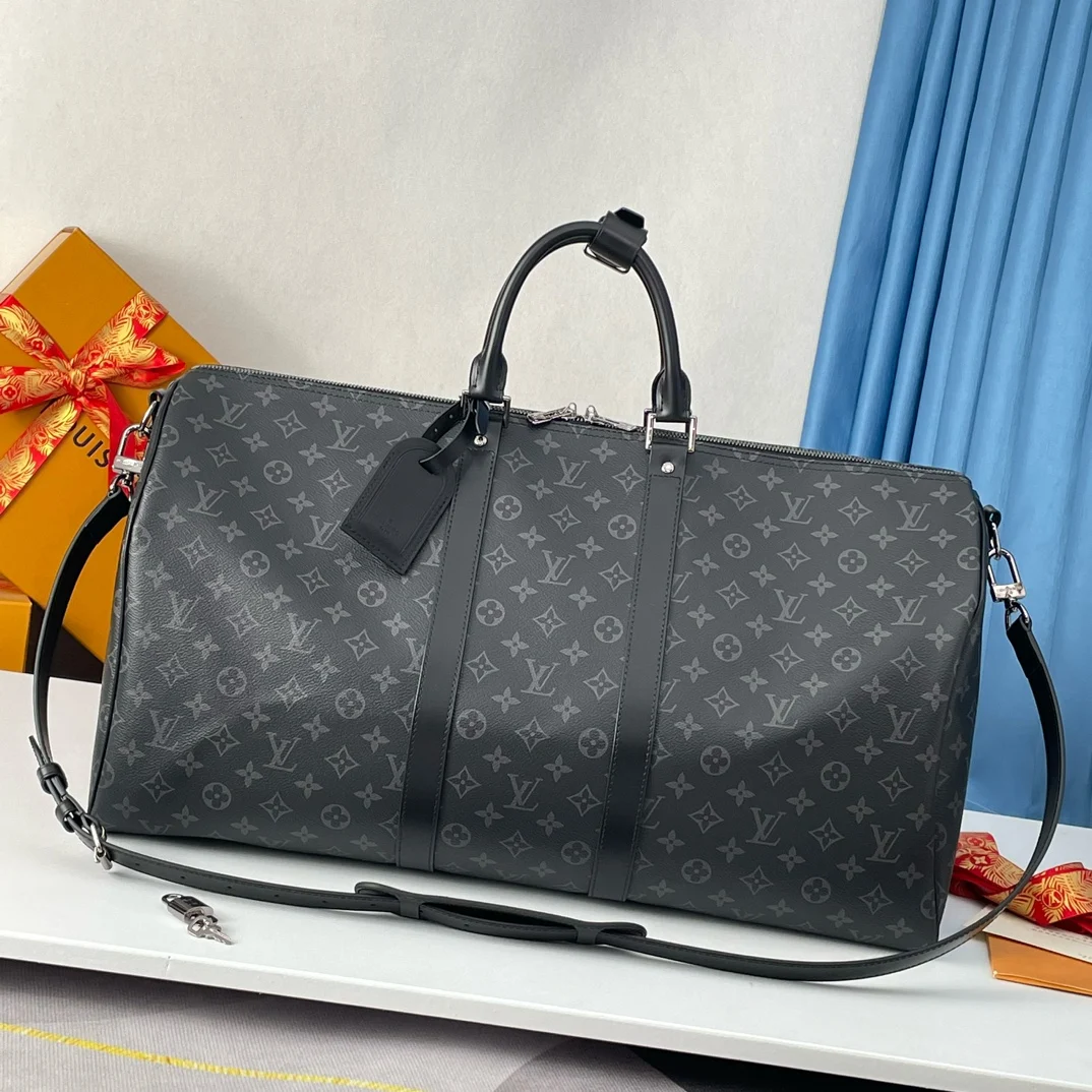 Louis Vuitton Overseas Original M40605 Keepall 55 Travel Bag Louis Vuitton Overseas Original M40605 Keepall 55 Travel Bag