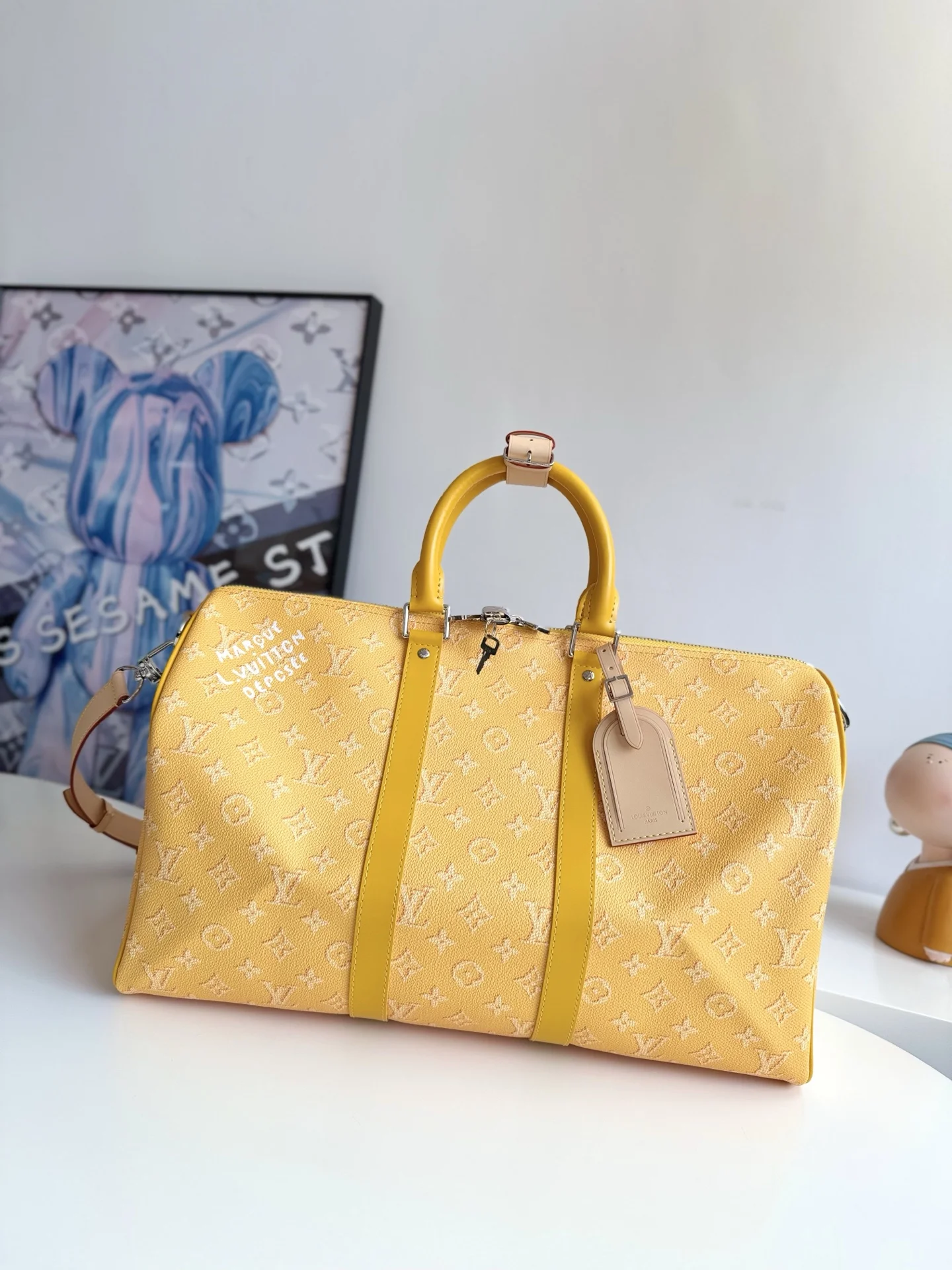 Louis Vuitton Overseas original M26867 Keepall Bandouliere 45 travel bag