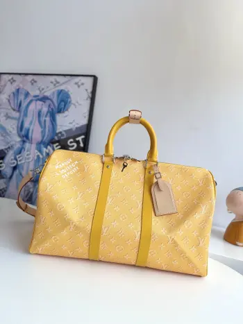 Overseas original M26867 Keepall Bandouliere 45 travel bag Replica Louis Vuitton travel bags