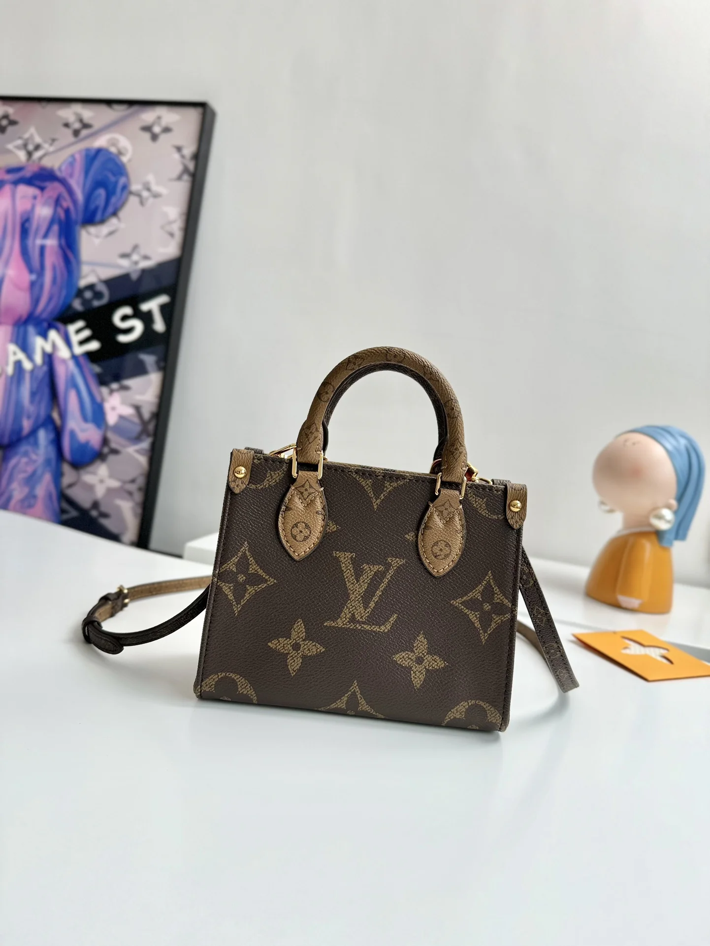 Louis Vuitton Outer original M46839 OnTheGo tote bag, handheld crossbody bag Louis Vuitton Outer original M46839 OnTheGo tote bag, handheld crossbody bag