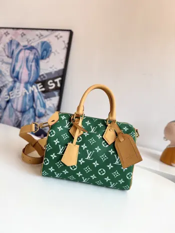 Overseas Original M24423 Speedy P9 Bandouliere 25 Monogram Handheld Crossbody Bag Replica Louis Vuitton womens bags