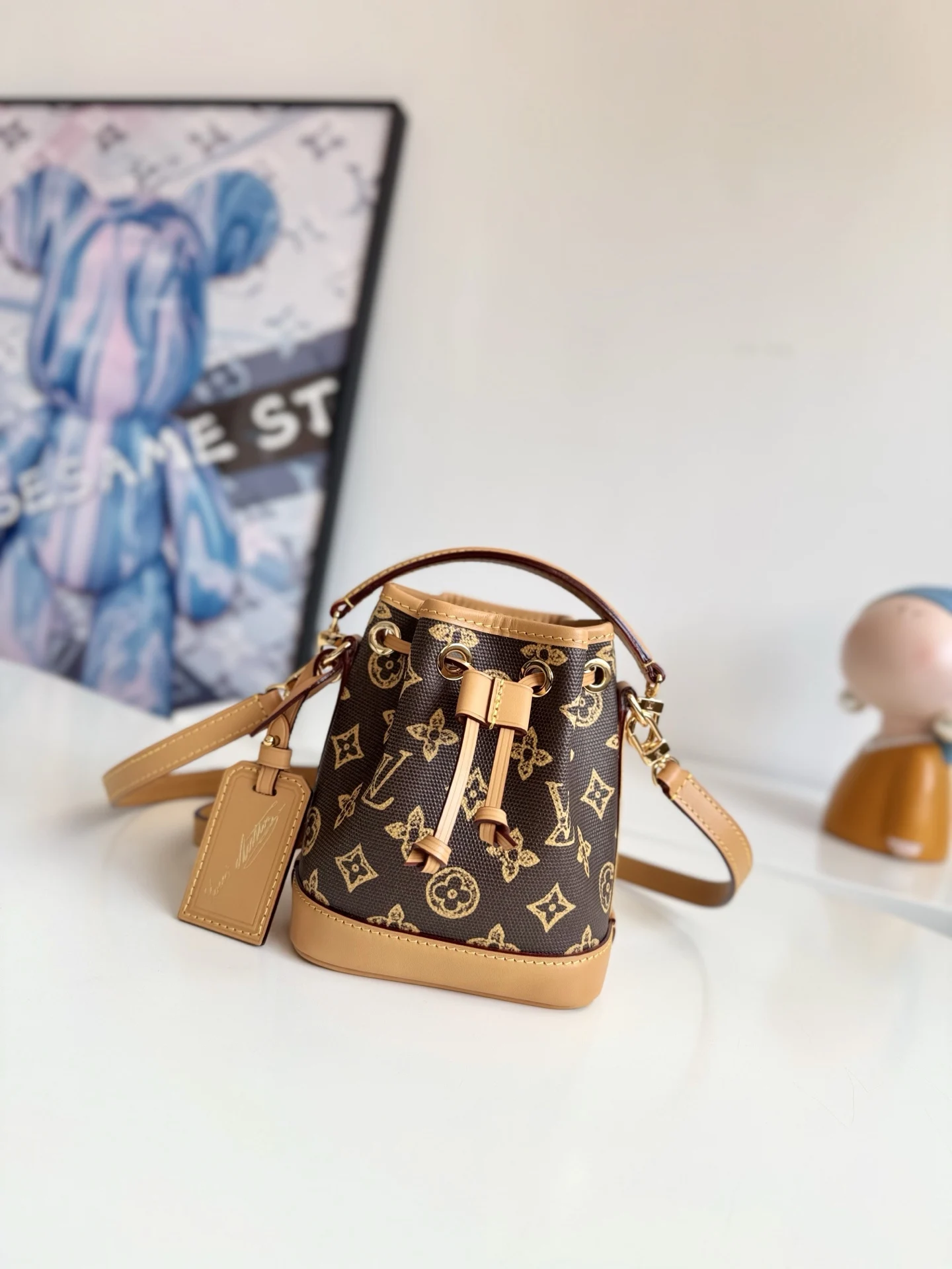 Louis Vuitton Original Overseas M27699 Nano Noe Handbag Crossbody Bag