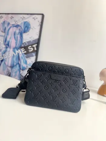 海外原单M26713 Trio Messenger 邮差包 斜挎包 高仿LV男包