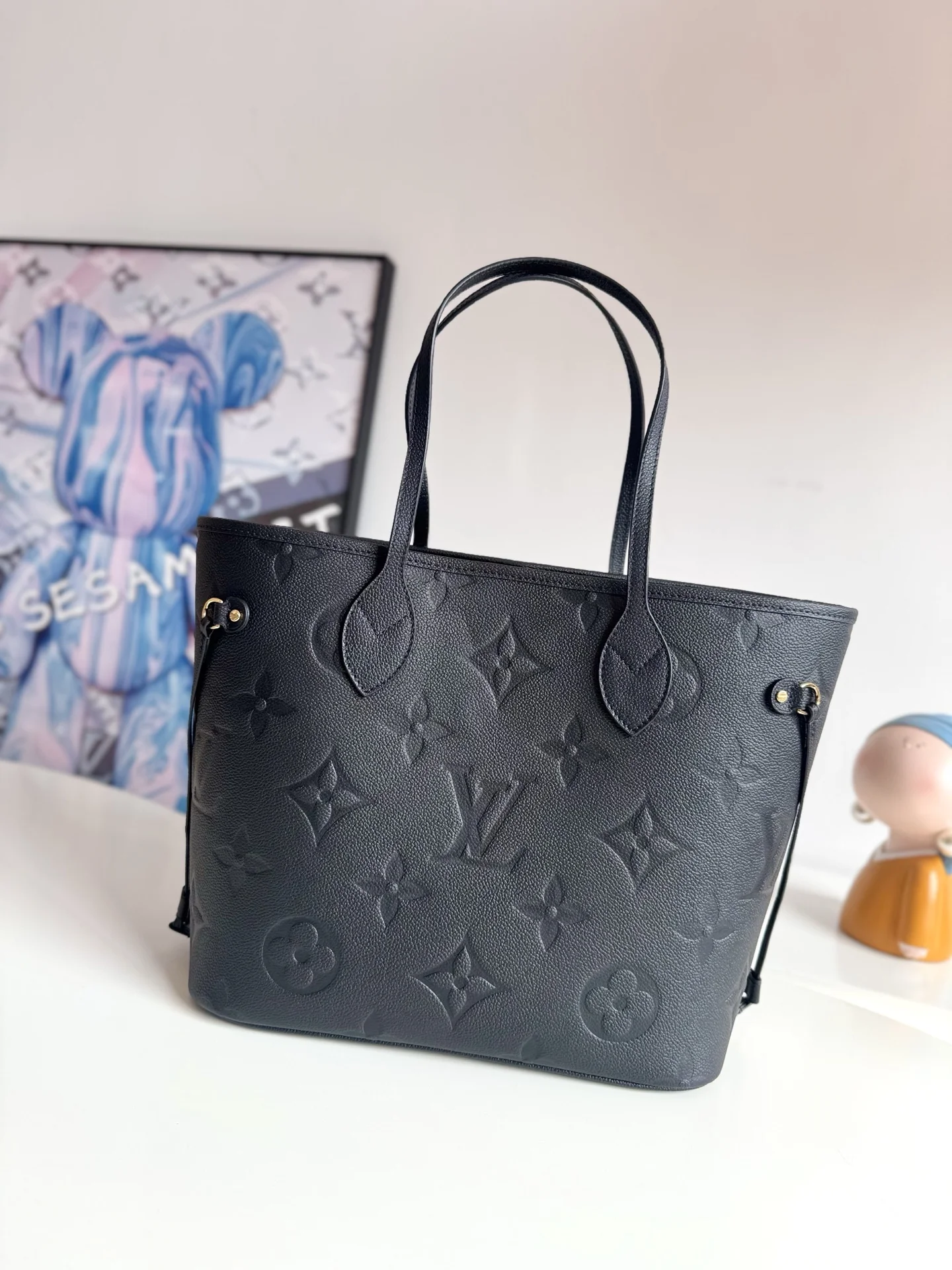 Louis Vuitton Original overseas M45685 Neverfull Medium Tote Bag Shoulder Bag Louis Vuitton Original overseas M45685 Neverfull Medium Tote Bag Shoulder Bag