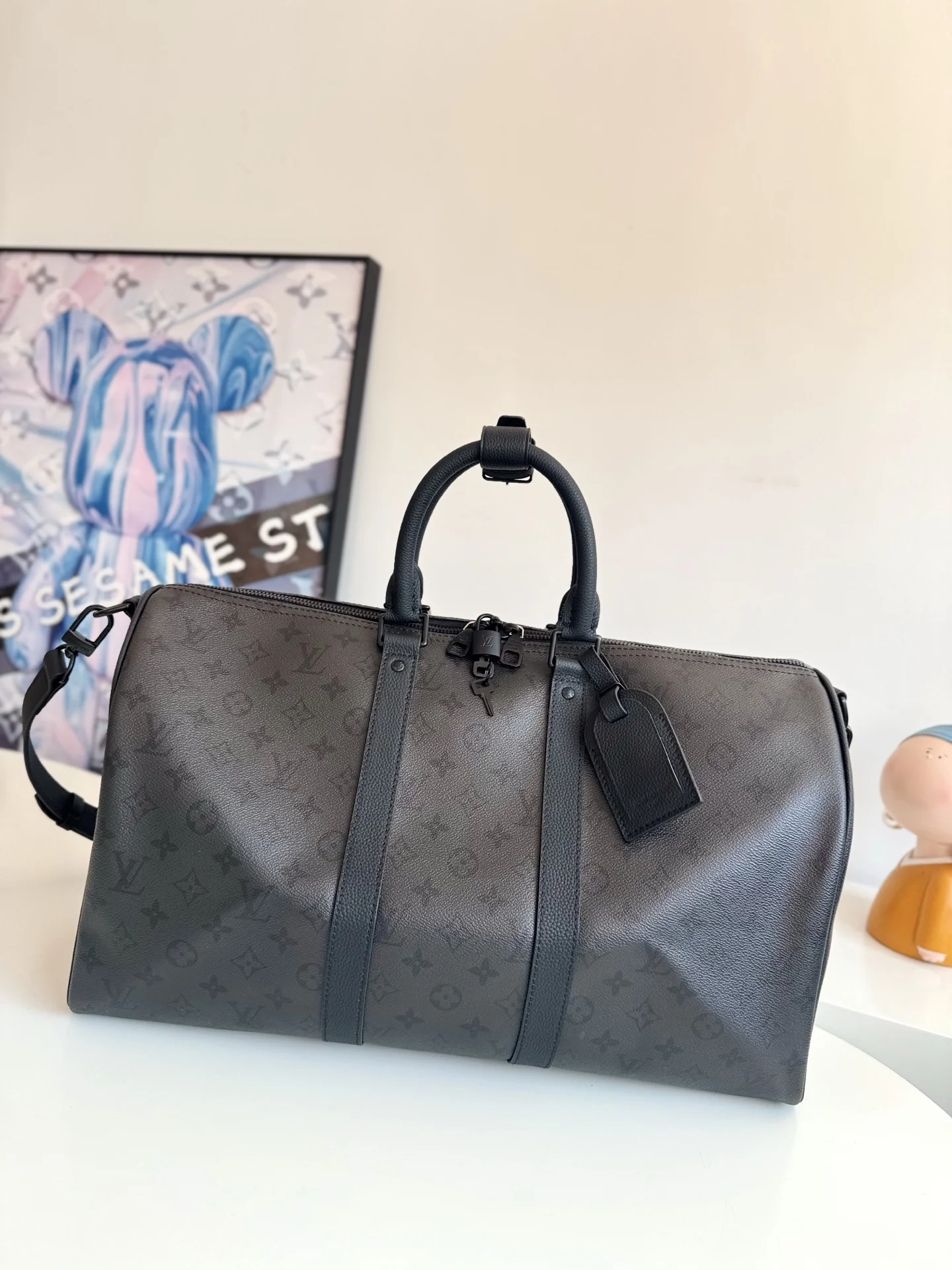 LV 海外原单M28371 Keepall Bandouliere 45 旅行袋