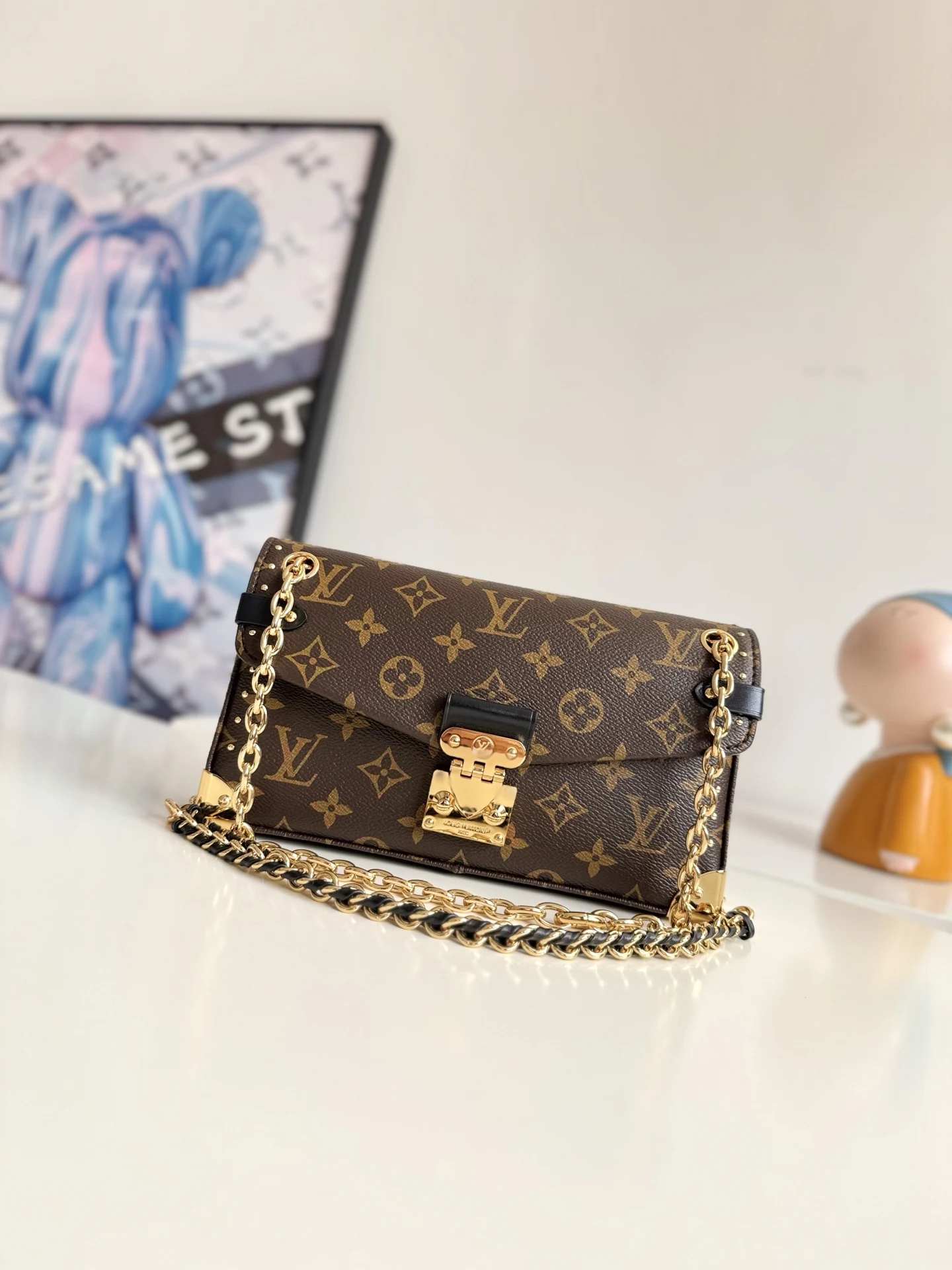 Louis Vuitton Overseas Original M27266 Trunkie Handbag Crossbody Bag