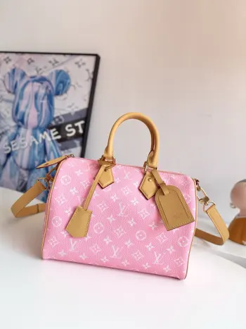 Overseas original M13914 Speedy P9 Bandouliere 30 handbag crossbody bag Replica Louis Vuitton womens bags