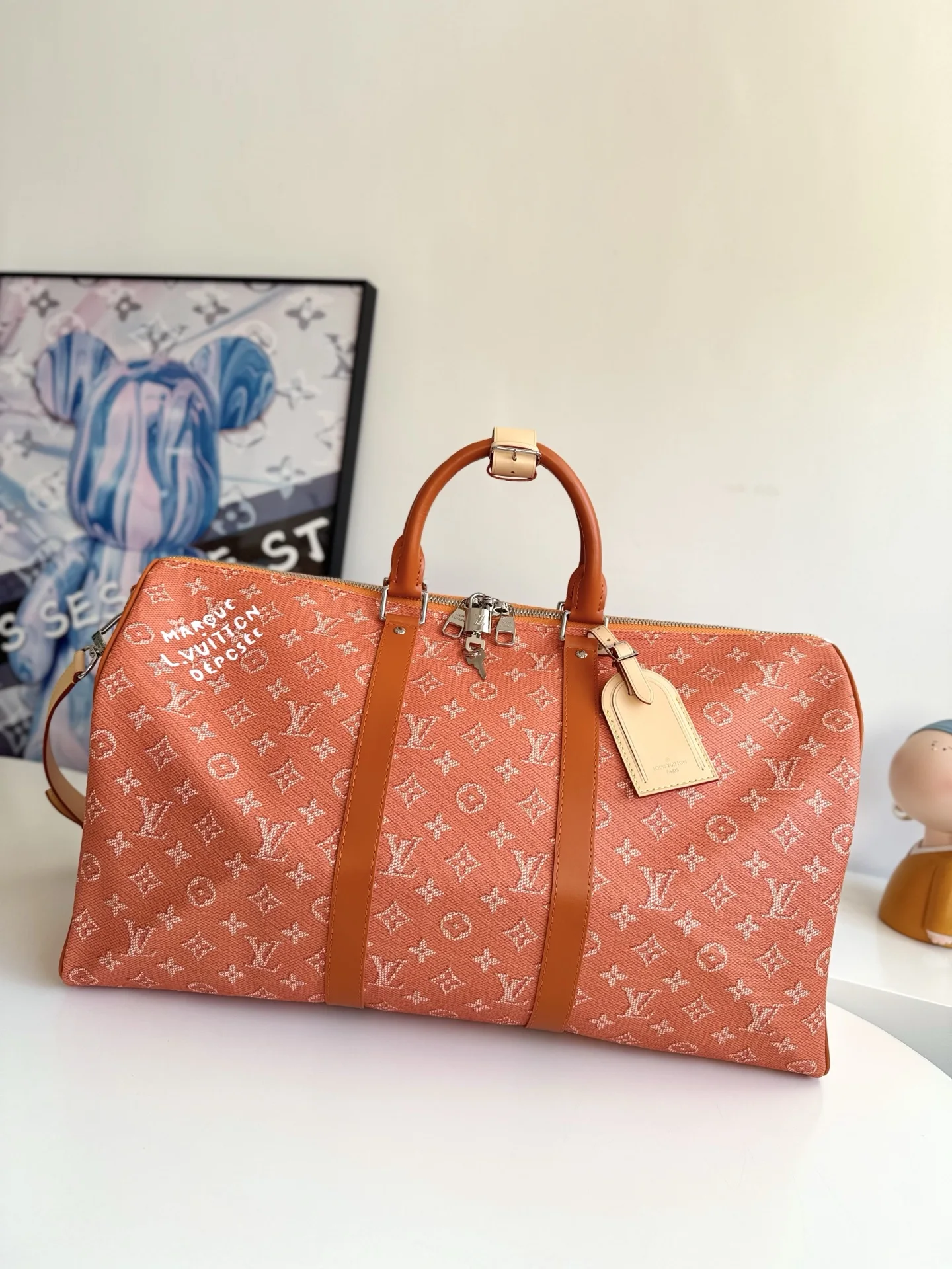 Louis Vuitton Overseas original M26865 Keepall Bandouliere 50 travel bag