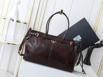 1BA433 Lux Soft油腊皮 手提斜挎包 高仿普拉达女包